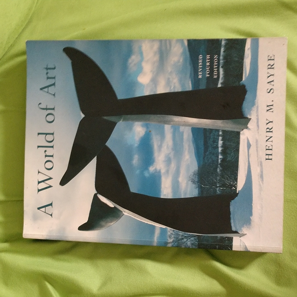 🎭🌁🏙️🗿🗽A World of Art Book 565 Pgs. Vintage